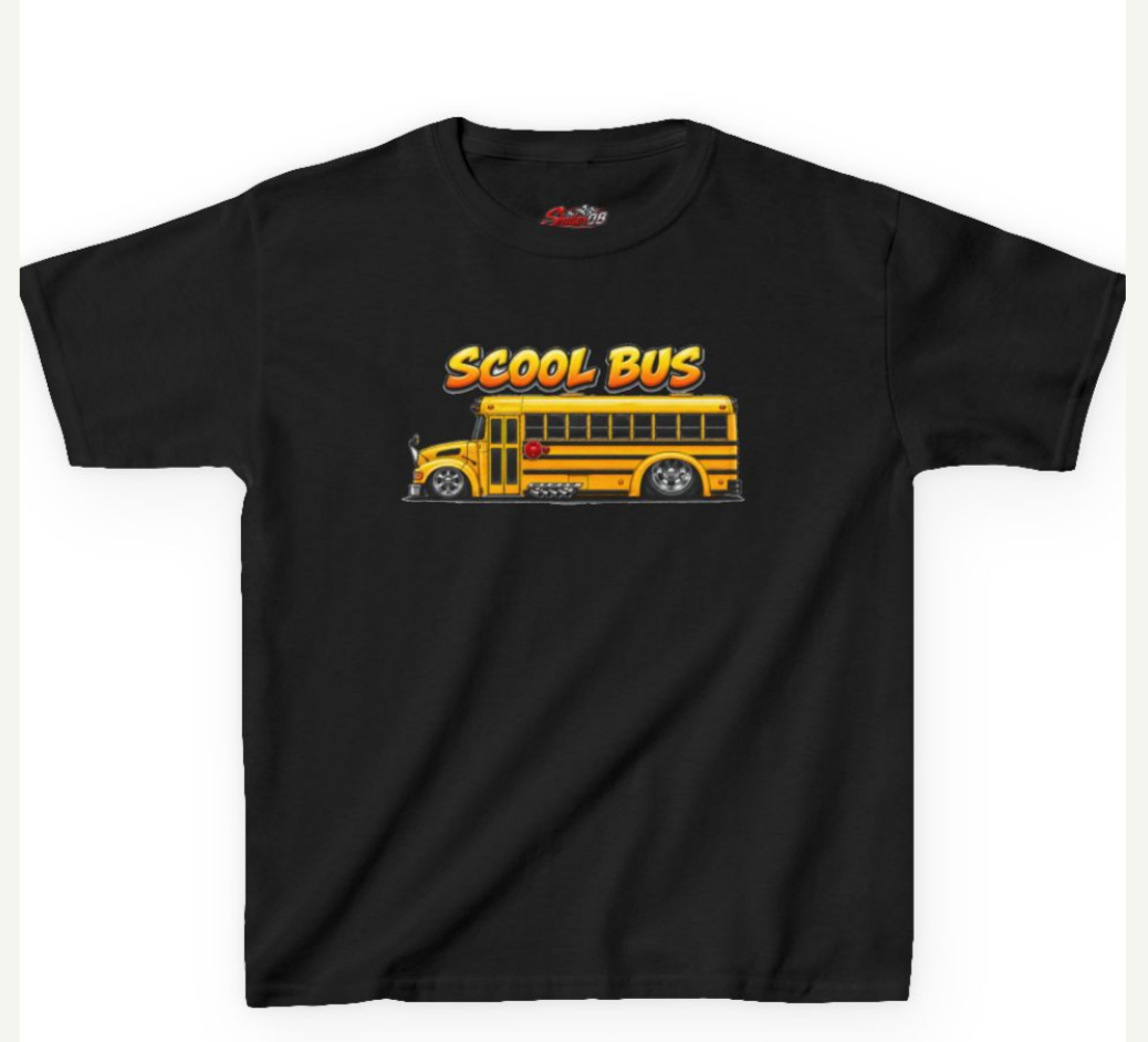 Black Scool Bus kids’ T-shirt